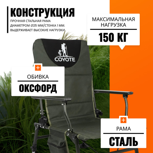 Кресло складное Coyote TOS02- фото4