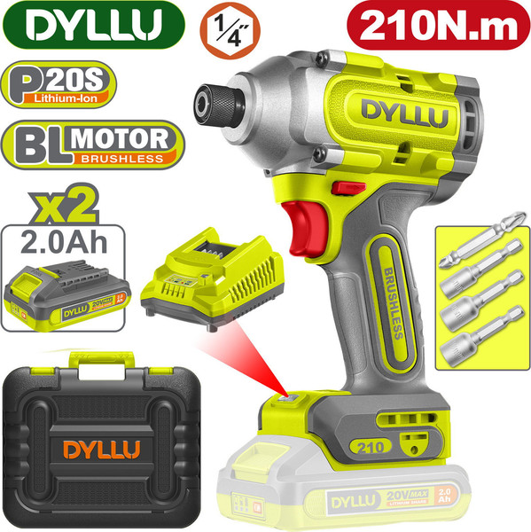 Аккумуляторный шуруповерт DYLLU DTCD2B21- фото2