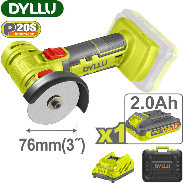 Угловая шлифовальная машина DYLLU DTLAP573- фото2
