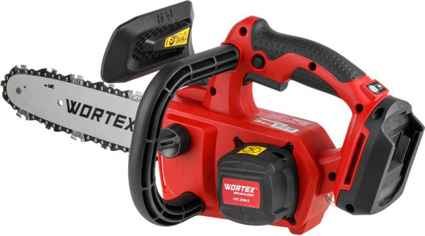 Пила цепная аккумуляторная Wortex CEC 2518-3 / 2325003 (в коробке)- фото4