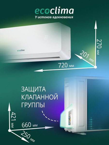 Сплит-система Ecoclima Nova Line Inverter ECW/I-СH09/AA-4R1- фото9