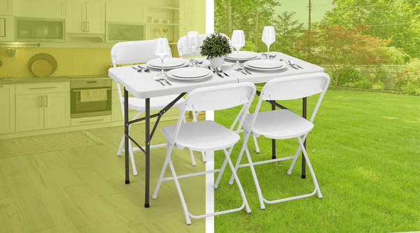 Стол складной Sundays AC-Z120B 122x60x74- фото3