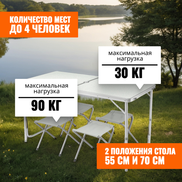 Туристический шатер Sundays ZC-TT052 с комплектом складной мебели HKTB-1002- фото6