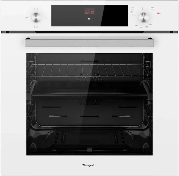 Газовый духовой шкаф Weissgauff WGO 702 White Glass- фото