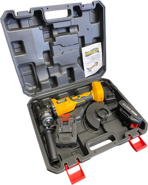 Угловая шлифовальная машина Nikkey AG-24 BL/A/2A (2Ah)- фото2