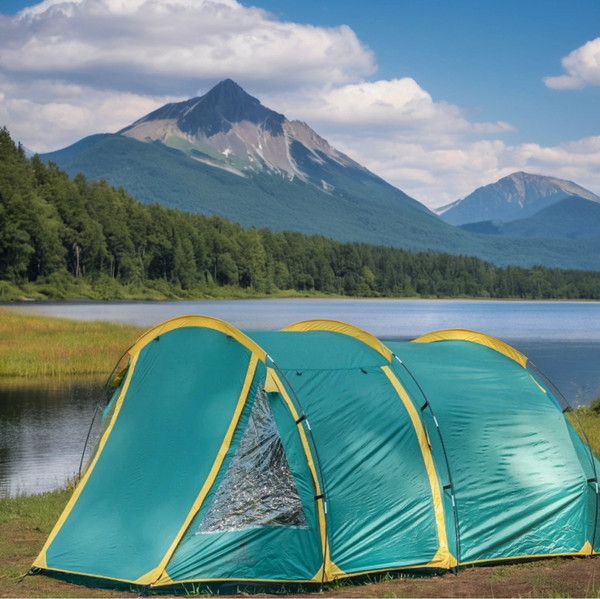 Палатка Coyote Dakota / CL-A08-Green с обогревателем газовым  ZT-202-D (черный)- фото8