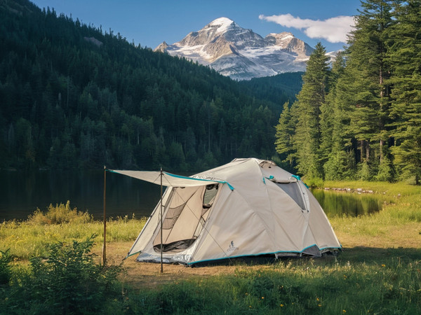 Палатка Coyote Montana-4 / CL-B01-S-4P-Sand с обогревателем газовым ZT-202-D (черный)- фото9