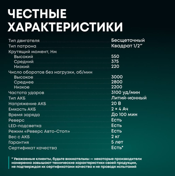 Аккумуляторный гайковерт Rokodil Titan Pro- фото4, картинка4 Аккумуляторный гайковерт Rokodil Titan Pro- фото4
