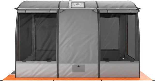 Палатка-баня MORZH Shelter (серо-оранжевый)- фото3