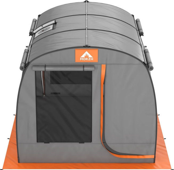 Палатка-баня MORZH Shelter (серо-оранжевый)- фото5