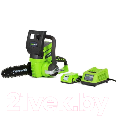 Электропила цепная Greenworks G24CS25K2- фото3