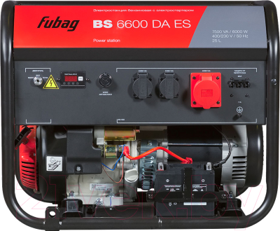 Бензиновый генератор Fubag BS 6600 DA ES с электростартером (641693)- фото2