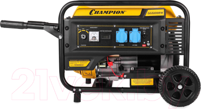 Бензиновый генератор Champion GG3200EW- фото3