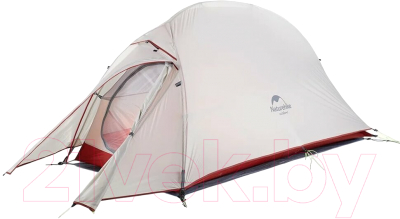 Палатка Naturehike Сloud up 1 NH18T010-T / 6927595730522 (серый/красный)- фото