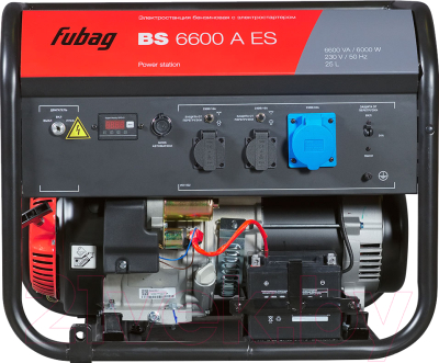 Бензиновый генератор Fubag BS 6600 A ES с электростартером (641692)- фото2