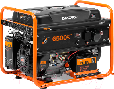 Бензиновый генератор Daewoo Power GDA 7500E- фото