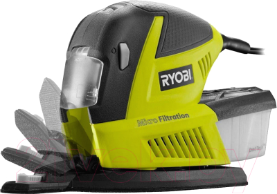 Вибрационная шлифовальная машина Ryobi RMS180-S (5133002907)- фото3