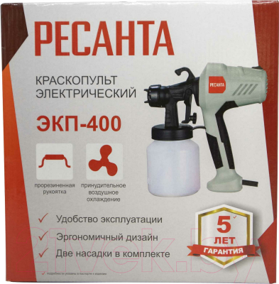 Краскопульт электрический Ресанта ЭКП-400 (75/17/1)- фото6