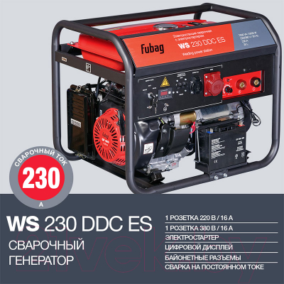 Электростанция сварочная Fubag WS 230 DDC ES- фото4