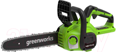 Электропила цепная Greenworks G40CS30II- фото